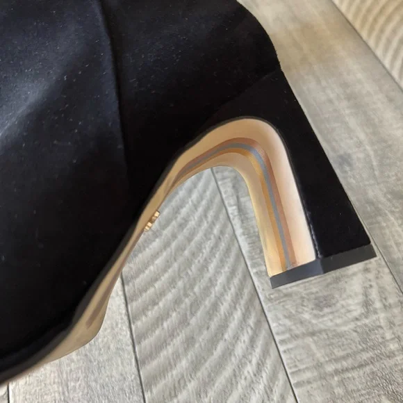 NWT SAM EDELMAN ISSABEL BOOT BLACK SUEDE SZ 7,5 - Picture 10 of 13